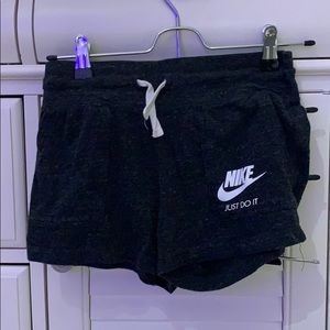 black nike shorts